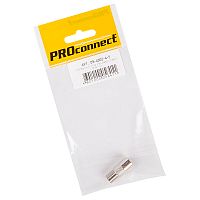 Переходник антенный, (гнездо F - штекер TV), (1шт.) (пакет) PROconnect | код 05-4303-4-7 | PROCONNECT