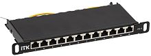 ITK 0,5U патч-панель кат.6 STP 12 портов 10" (Dual IDC) | код PP12-D05UC06S-D05-10 | IEK
