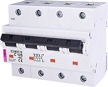 Автоматический выключатель ETIMAT 10 3p+N C 125А (15 kA) | код 002136733 | ETI