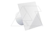 Панель декоративная для вентиляторов dRim O100/125мм, универсальная, пластик, белый глянец | код 01-160 | airRoxy
