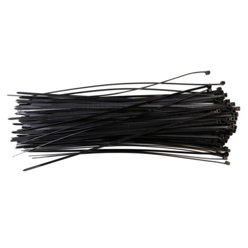 Хомут V02-1B-4.8х200-100 4.8х200 нейл. черн. (уп.100шт) Volsten 12963