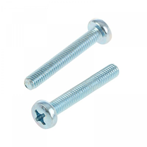 Винт DIN7985 М5х50 полукруглая головка оцинкованный (8 шт) | код 103019 | Tech-KREP