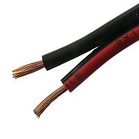 Акустический кабель RUICHI, 2x2.50, CU+CCA, красно-чёрный | код 113918 | Ruichi