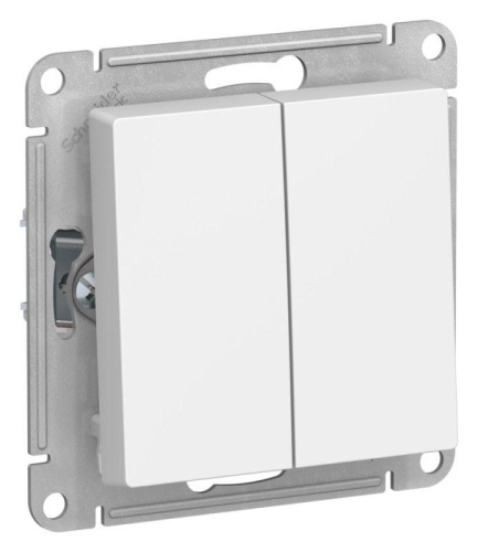 Переключатель 2-кл. AtlasDesign (сх. 6/2) 10AX механизм лотос | код ATN001365 | Systeme Electric