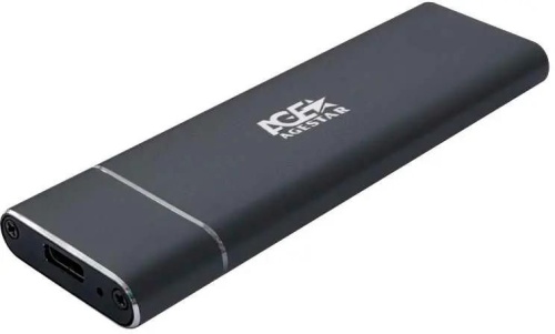 Внешний корпус SSD AgeStar 31UBNV5C NVMe USB3.2 алюминий черный M2 2280 M-key | код 1852167 | AgeStar