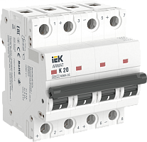 ARMAT Авт. выкл. M06N-DC 4P K 20А IEK | код AR-M06N-4-K020DC | IEK