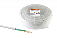 Провод ПВС 3х1.5 ГОСТ (бухта 100м) белый | код SQ0118-0039 | РЭМЗ ТМ