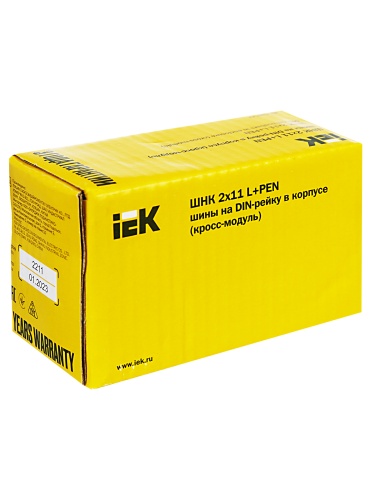 Шина на DIN-рейку (кросс-модуль) ШНК 2х11 L+PEN | код YND10-2-11-050 | IEK фото 8