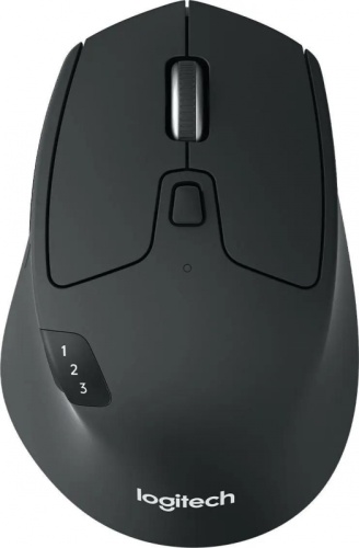 Мышь Logitech M720 Triathlon черный оптическая (1000dpi) беспроводная BT/Radio USB (6but) | код 1874293 | Logitech