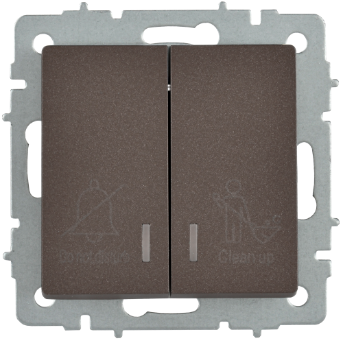 BRITE Выключ. 2-кл. с инд. отел. 10А ВС10-2-9-БрТБ бр. IEK | код BR-V20-2-10-K45 | IEK фото 6