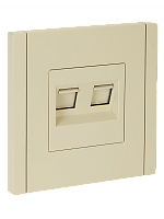 FORTE&PIANO Роз. комп. 2-ая RJ45 кат.5E FP433 ван. IEK | код FP-K20-1-K10 | IEK
