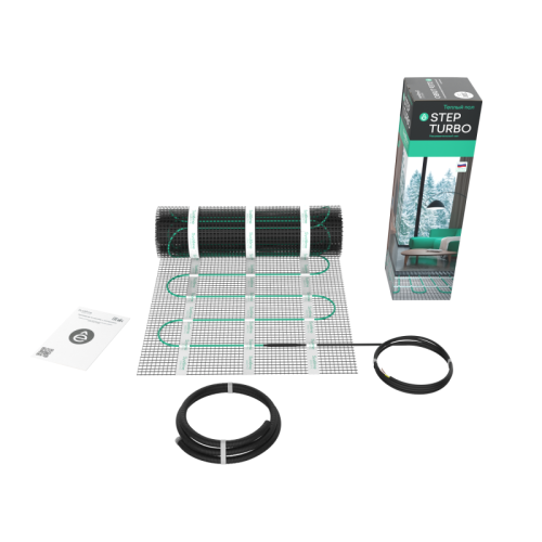STEP TURBO Теплый пол/Мат нагревательный STM200015, 200 Вт/м2, 300 Вт, 1,5 м2 | код STM200015 | Systeme Electric фото 4