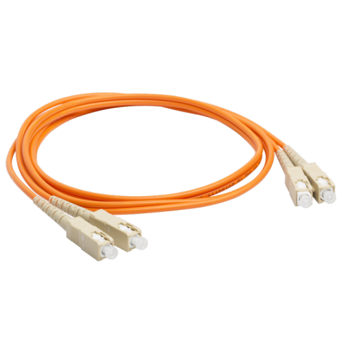 Патч-корд оптический LANMASTER, LSZH, дуплексный, SC/PC-SC/PC, MM 50/125, 3.0 м | код LAN-2SC-2SC/OM2-3.0 | LANMASTER