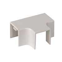 Угол T-образный (16х16) (4 шт) белый-Plast | код tchw-16-16x4 | EKF