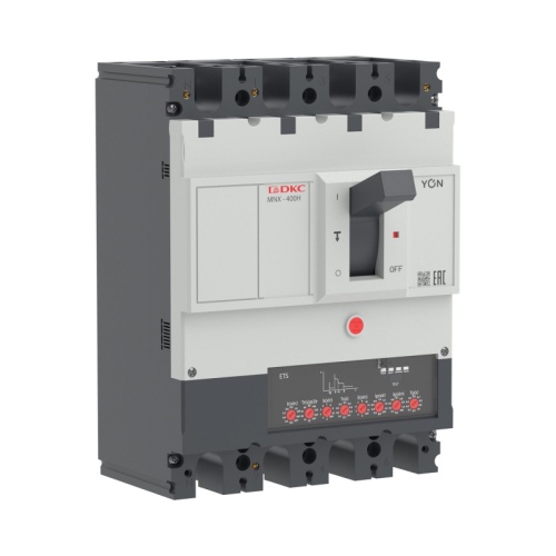 Авт. выкл. YON pro MNX400H 4P 400A 150kA при AC415V расц. ETS | код MNX400H4PETS0400 | DKC