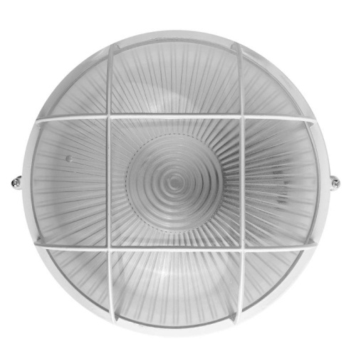 Светильник 1301S C01 NEW НБП 03-60-002 УХЛ1 "Решетка" 60Вт 230В до 130град.C круг бел. Camelion 13657 фото 2