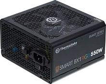 Блок питания Thermaltake ATX 550W Smart BX1 RGB 80+ bronze 24pin APFC 120mm fan color LED 6xSATA RTL | код 1088660 | THERMALTAKE