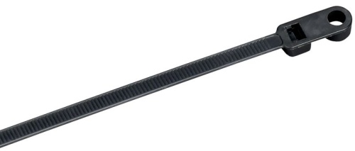 Хомут P6.6 с винтовым креплением черный 4.8х300мм 100шт/упак IEK | код UHH12-D048-300-100-K02 | IEK