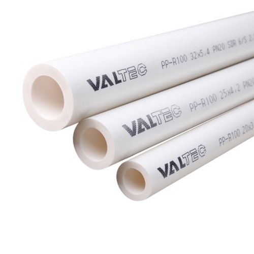 ТРУБА PP- R, PN 20, 20 MM (белый, по 2м) | код. VTp.700.0020.20.02 | VALTEC