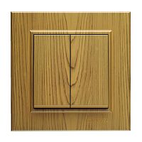 Выключатель 2-кл. СП Karea 10А IP20 дуб Makel 56101003