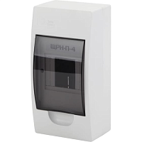 Бокс ЩРН-П-4 модуля навесн.пластик IP41 SIMPLE | код Б0041521 | ЭРА