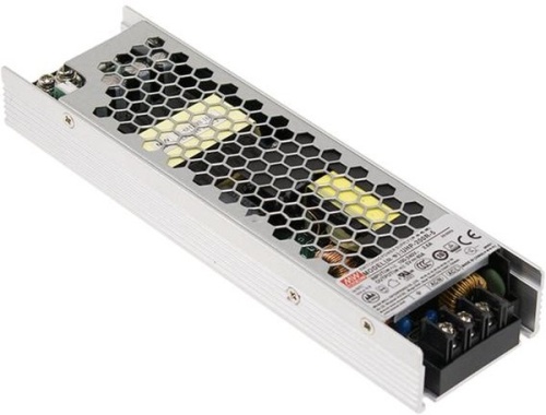 Источник питания AC-DC, 168Вт, вход 90…264В AC, 47…63Гц, выход 4.2В/40A, ККМ, рег. вых 3.6…4.4В, изоляция 3750В AC, в кожухе 194х55х26мм, -30…+70С, резерв питания | код UHP-200R-4.2 | MeanWell