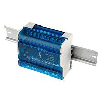 Шина на DIN-рейку в корпусе (кросс-модуль) 4х11 REXANT | код 11-2304-11 | REXANT