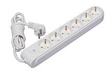 Удлинитель 6х3м с заземл. 16А IP20 ПВС 3х1.5 с выкл. защ. шторки Makel N6310044