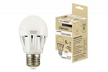 Лампа Народная светодиодная НЛ-LED-A60 5 Вт-4000 К-Е27 (60х105) | код SQ0340-0101 | TDM НАРОДНЫЙ
