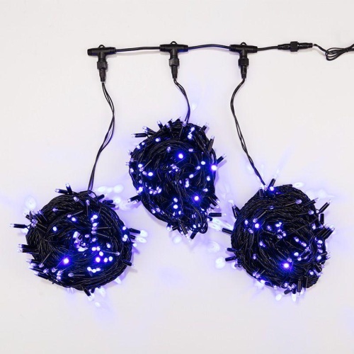 Гирлянда светодиодная "LED ClipLight" 3 нити х20м 399LED син. 25Вт 24В IP65 свечение с динамикой с трансф. Neon-Night 323-303 фото 6