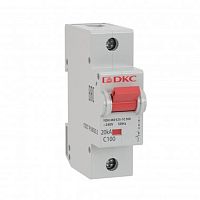 Выключатель автоматический модульный 1п C 100А 20кА YON MD125 | код MD125-1C100 | DKC