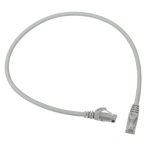 Патч-корд TERACOM PRO Cat.6 неэкранированный UTP оболочка LSZH серый (0.5м) | код TRP-6UTP-LSH-05M-GY | EKF