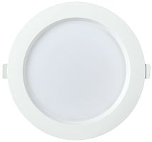 Светильник светодиодный ДВО 1703 круг 18Вт 6500K IP40 белый | код LDVO0-1703-18-6500-K01 | IEK