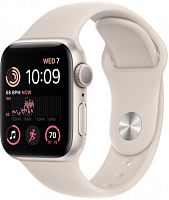 Смарт-часы Apple Watch SE 2022 A2722 40мм OLED корп.сияющая звезда рем.сияющая звезда разм.брасл.:S/M (MNT33LL/A) | код 1901100 | APPLE