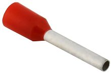 Наконечник НШВИ 1,0-10 темно-красный (100шт/упак) IEK | код UGN11-001-010-100 | IEK