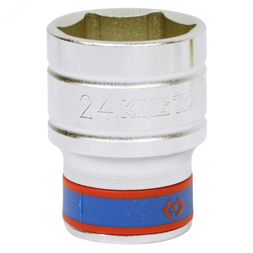 Головка торцевая стандартная шестигранная 1/2', 24 мм | код 433524M | King Tony