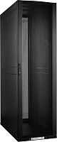 Шкаф LANMASTER DCS 42U 600x1200 мм, с перфорированными дверьми, без боковых панелей, черный | код LAN-DC-CBP-42Ux6x12 | LANMASTER
