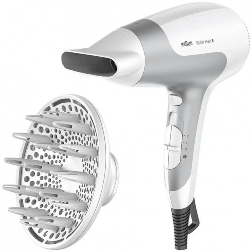 Фен Braun BRHD585E 2500Вт белый | код 1985249 | Braun