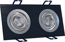 Светильник светодиодный LED Downlight Domino double 2х3W 20гр (поворотный) SHINE | код 506728 | SHINE
