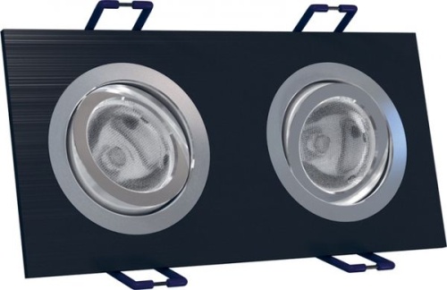 Светильник светодиодный LED Downlight Domino double 2х3W 20гр (поворотный) SHINE | код 506728 | SHINE