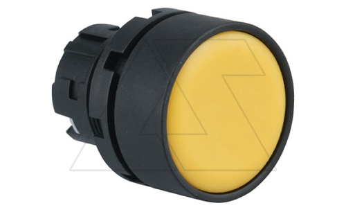 Головка кнопки PB3E, плоская, желтая, без фиксации, без подсветки, 22mm, IP65 | код PB3E-FM0S00/Y | АРТ