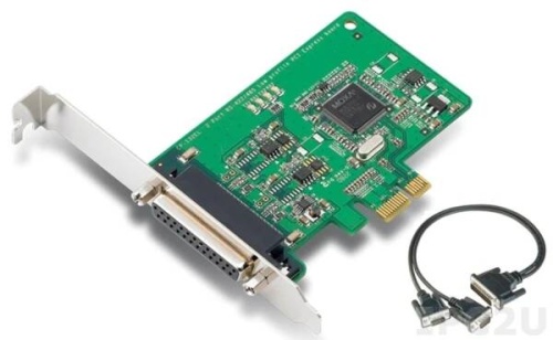 Плата CP-132EL-DB9M 2 Port PCIe Board, w/ DB9M Cable, RS-422/485, Low Profile | код 00-06011862 | MOXA