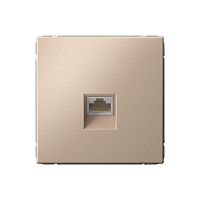 Розетка компьютерная ArtGallery RJ45 кат.6A механизм песочн. | код GAL001286 | Systeme Electric