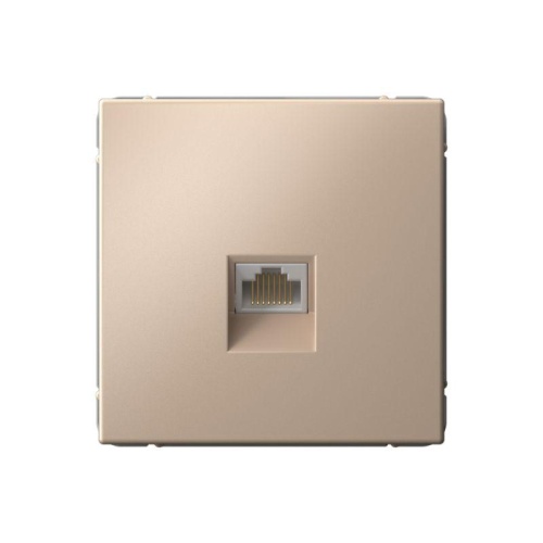 Розетка компьютерная ArtGallery RJ45 кат.6A механизм песочн. | код GAL001286 | Systeme Electric