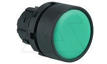 Головка кнопки PB3E, плоская, зеленая, без фиксации, без подсветки, 22mm, IP65 | код PB3E-FM0S00/G | АРТ