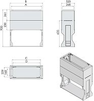 Цоколь KVR-P 1 | код 001601612 | ETI