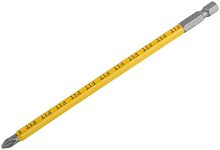 Биты кованые сталь S2 односторонние 100 мм PH2 Профи 2 шт блистер | код 57510 | FIT