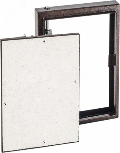 Люк под плитку на петле из окрашенной стали 200х400 | код D2040 ceramo steel | EVECS