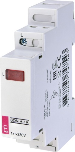 Однофазный индикатор наличия напряжения SON H-1R (1x красный LED) | код 002471550 | ETI