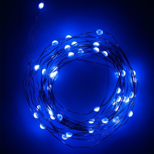 Гирлянда "Нить" ILDM048RGB-C-USB-RC 48 RGB минисветодиодов 4.8м с контроллером для помещений пульт SHLights 4690601049964 фото 8